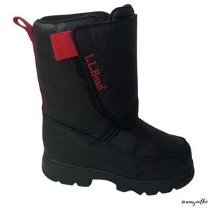 L.L.Bean Unisex Black insulated winter boots Sz.10